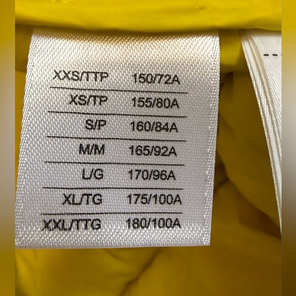 Roots Yellow Packable Down Filled Pullover 1/2 Zi… - image 7